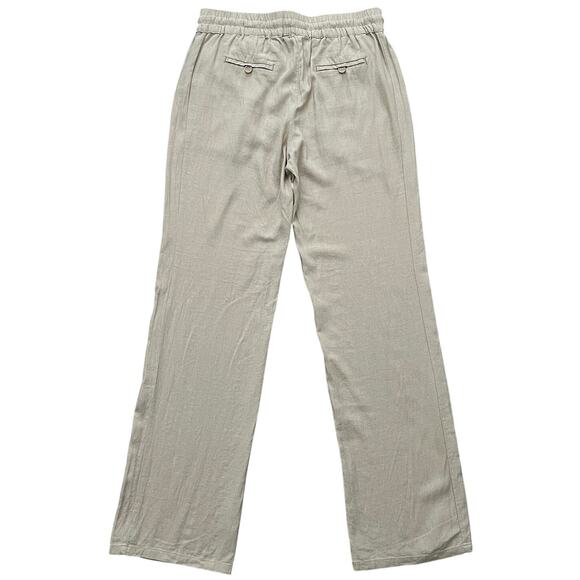 Love Tree Anthropologie Lined Blend Elastic Waist Tan Lounge Pull On Pants Large - Picture 7 of 8